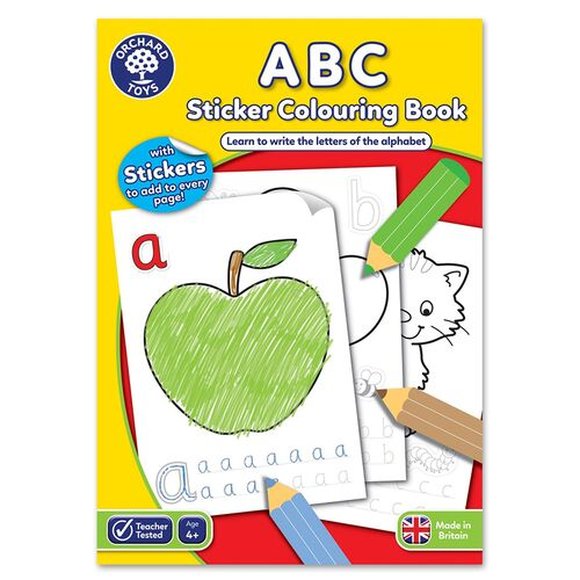 APLAY Παιδικό Βιβλίο Ζωγραφικής Orchard Toys-ABC - ΠΟΛΥΧΡΩΜΟ
