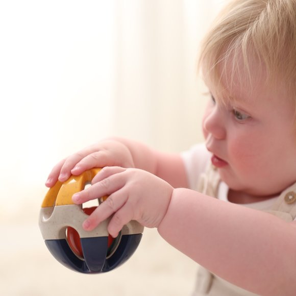 Βρεφικό Παιχνίδι Tolo Toys: Πολύχρωμη μπάλα-κουδουνίστρα - ΠΟΛΥΧΡΩΜΟ φωτογραφία