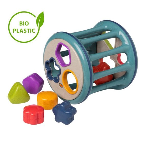 Βρεφικό Παιχνίδι Tolo Toys: Κύλινδρος με σχήματα-κουδουνίστρες