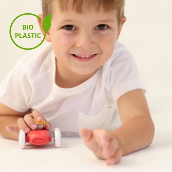APLAY Βρεφικό Παιχνίδι Tolo Toys: Κόκκινο Αυτοκινητάκι - ΠΟΛΥΧΡΩΜΟ
