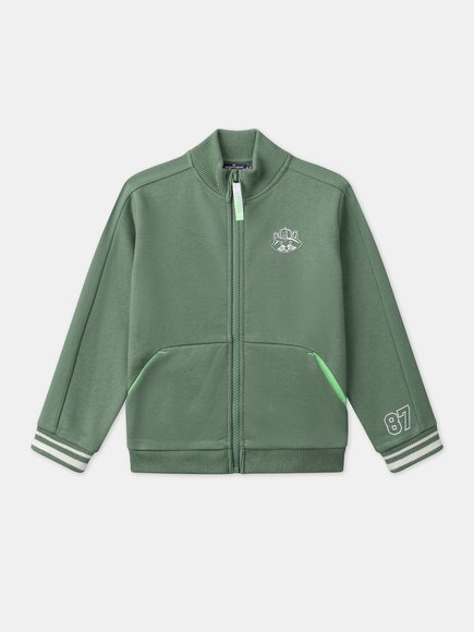 Παιδική Ζακέτα για Αγόρια Green Raccoon