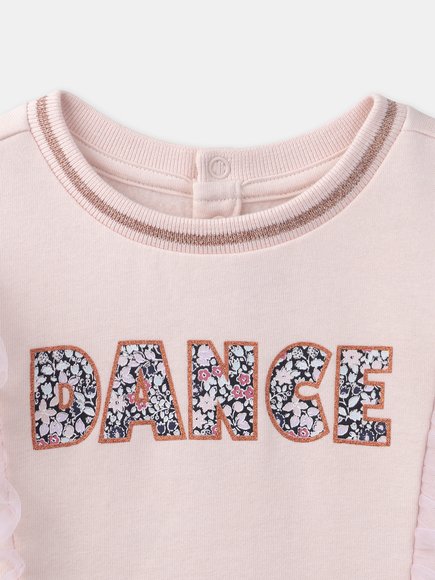 Παιδικό Φούτερ για Κορίτσια Pink Dance