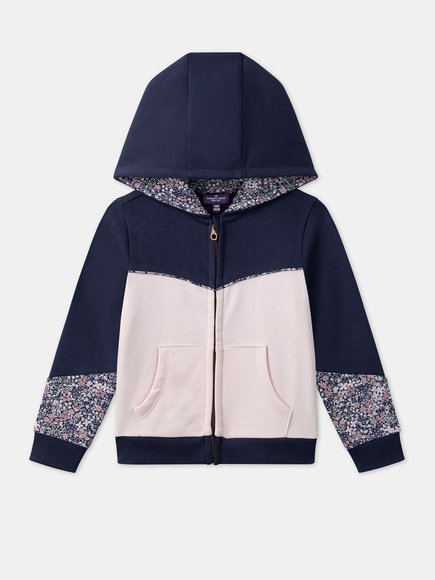 Παιδική Ζακέτα για Κορίτσια Navy Floral