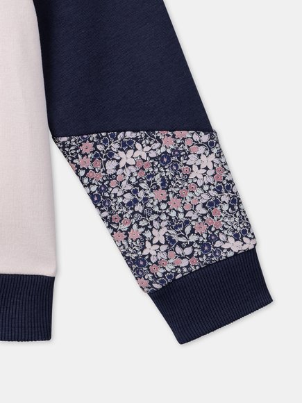 Παιδική Ζακέτα για Κορίτσια Navy Floral