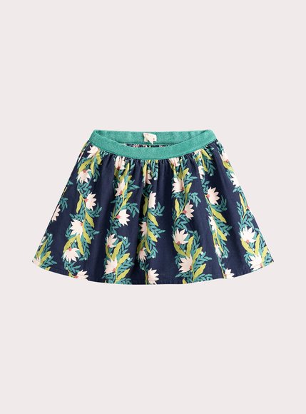 Παιδική Φούστα για Κορίτσια Navy Flowers