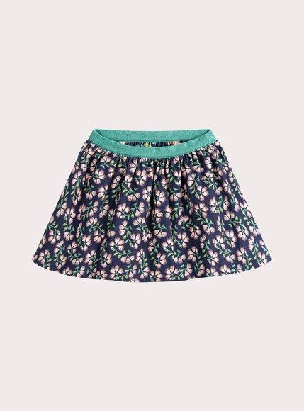 Παιδική Φούστα για Κορίτσια Navy Flowers