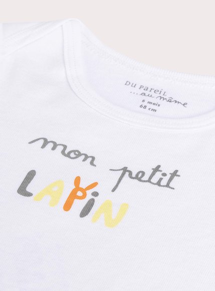 Σετ Βρεφικά Φορμάκια για Αγόρια Mon Petit Lapin 2 τμχ