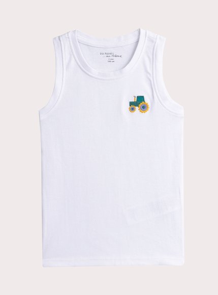 Σετ Παιδικά Φανελάκια για Αγόρια Multi Crawler 2 τμχ - ΛΕΥΚΟ φωτογραφία