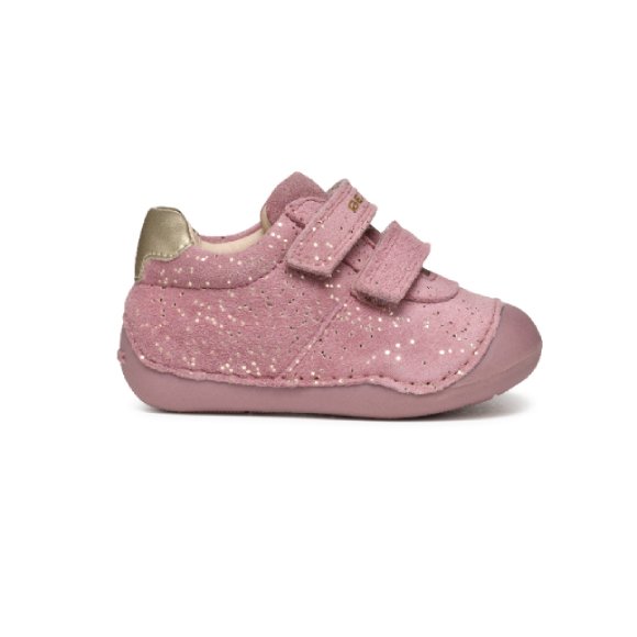 Βρεφικά Παπούτσια Geox Tutim για Κορίτσια Pink/Gold (Μεγέθη 18-22)