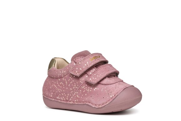 Βρεφικά Παπούτσια Geox Tutim για Κορίτσια Pink/Gold (Μεγέθη 18-22)