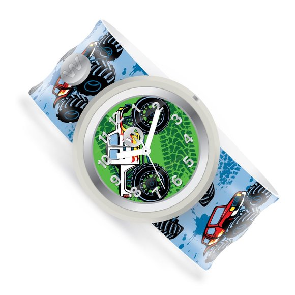 WATCHITUDE Παιδικό Αναλογικό Ρολόι Watchitude για Αγόρια Monster Cars - ΠΟΛΥΧΡΩΜΟ