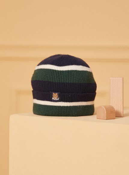 Παιδικό Σκουφί για Αγόρια Tricolor Ribbed