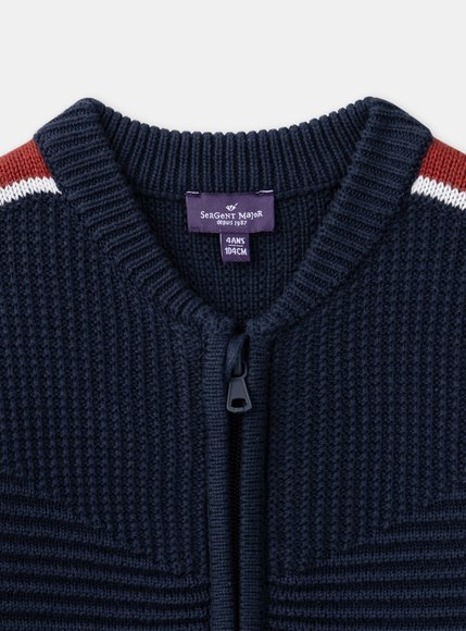 Παιδική Ζακέτα για Αγόρια Navy Stripe