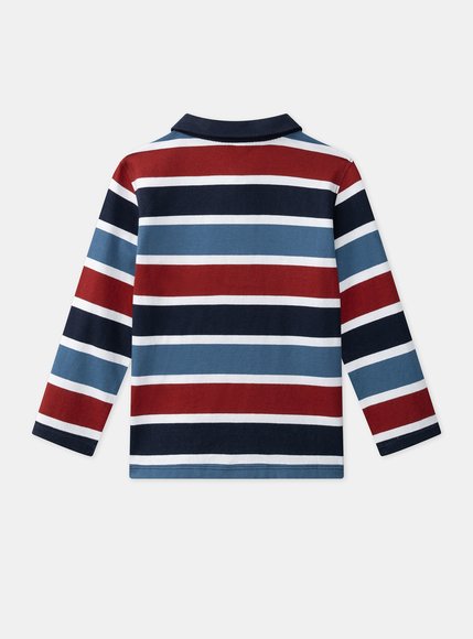 Παιδική Μπλούζα για Αγόρια Stripped Blue and Red