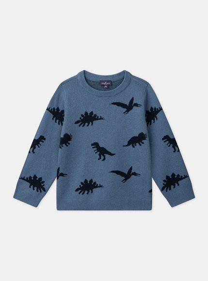 Παιδικό Πουλόβερ για Αγόρια Blue Dinos