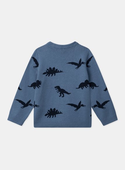 Παιδικό Πουλόβερ για Αγόρια Blue Dinos
