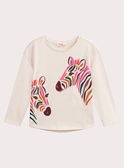 Παιδική Μπλούζα για Κορίτσια Multi Zebras