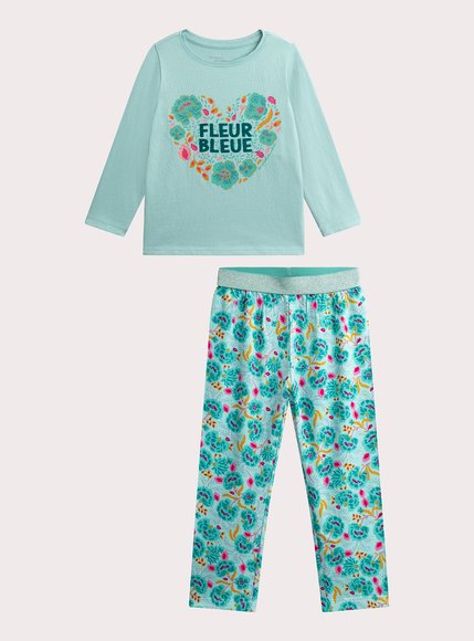 Παιδικές Πιτζάμες για Κορίτσια Fleur Bleue