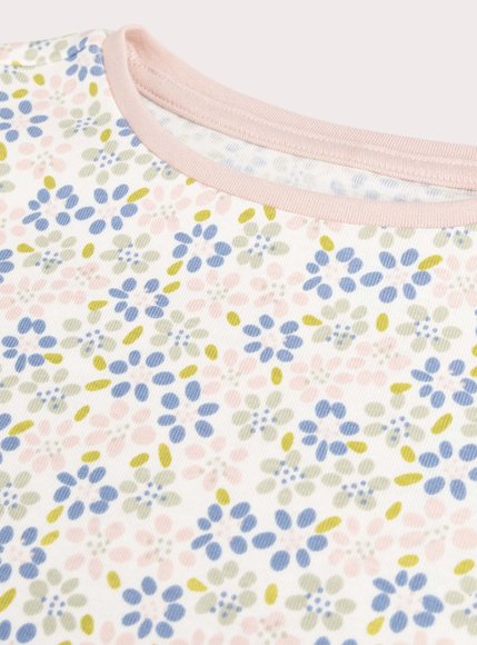 Παιδικές Πιτζάμες για Κορίτσια Ecru Floral