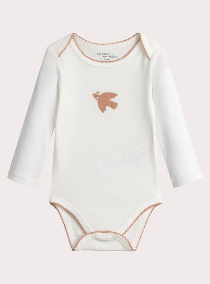 Σετ Βρεφικά Φορμάκια Mon Amour 2 τμχ - ΛΕΥΚΟ φωτογραφία