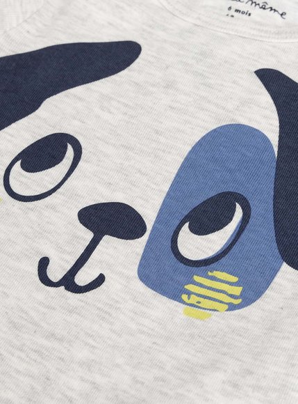 Σετ Βρεφικά Φορμάκια Cool Dogs 2 τμχ