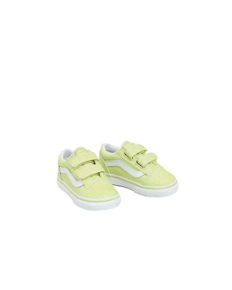Βρεφικά Παπούτσια Vans Old Skool για Κορίτσια Glitter Lime (Μεγέθη 20-26)