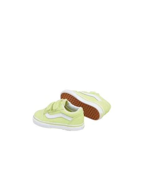Βρεφικά Παπούτσια Vans Old Skool για Κορίτσια Glitter Lime (Μεγέθη 20-26)