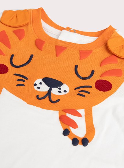 Βρεφική Μπλούζα για Αγόρια Cute Tiger