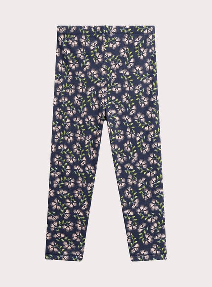 Παιδικό Κολάν για Κορίτσια Navy Flowers