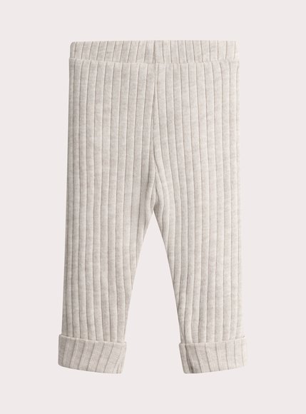 Βρεφικό Κολάν για Κορίτσια Ribbed Beige