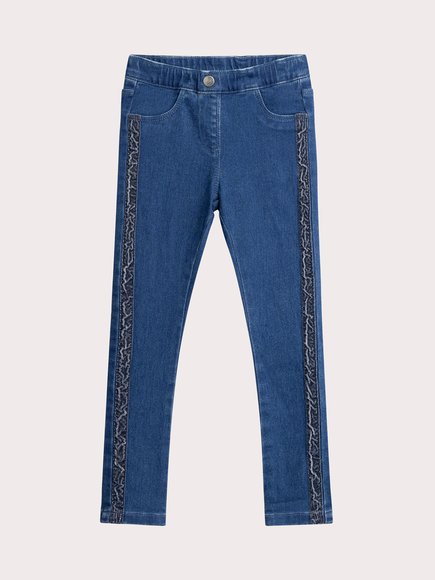 Παιδικό Παντελόνι για Κορίτσια Denim Stripe
