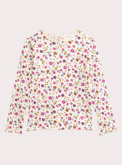 Παιδική Μπλούζα για Κορίτσια Creme Floral