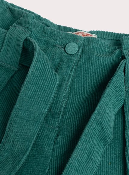 Παιδικό Σορτς για Κορίτσια Blue/Green Corduroy