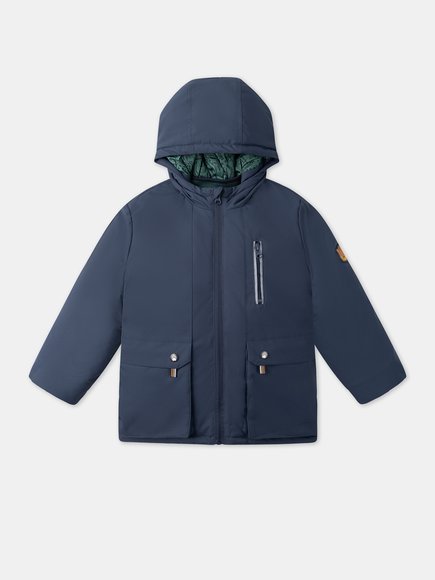 Παιδικό Μπουφάν για Αγόρια Navy Green - 3 σε 1