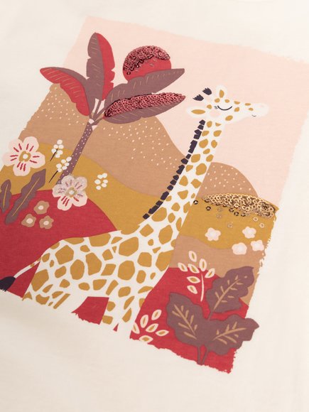 Παιδική Μπλούζα για Κορίτσια Carefree Giraffe