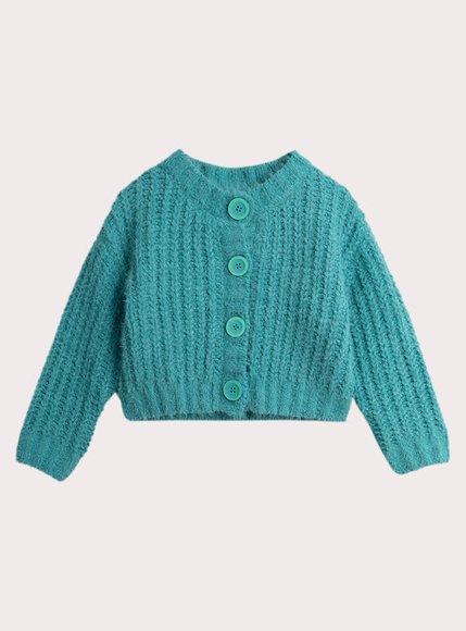 Παιδική Ζακέτα για Κορίτσια Blue Knit