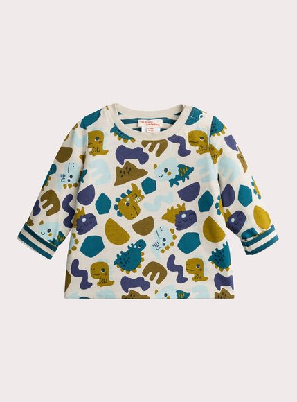 Βρεφική Μπλούζα για Αγόρια Dino Pattern