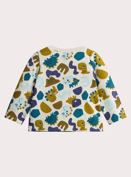 Βρεφική Μπλούζα για Αγόρια Dino Pattern