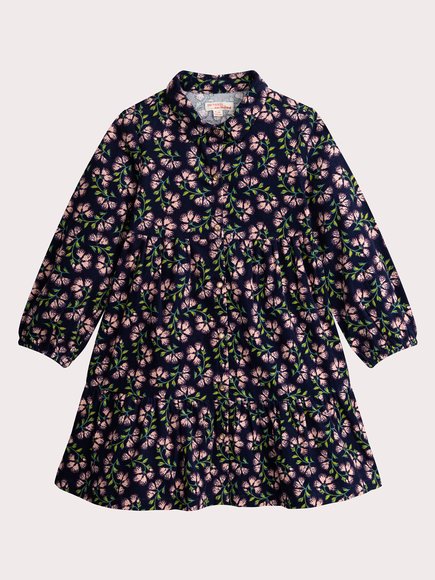 Παιδικό Φόρεμα για Κορίτσια Floral Corduroy