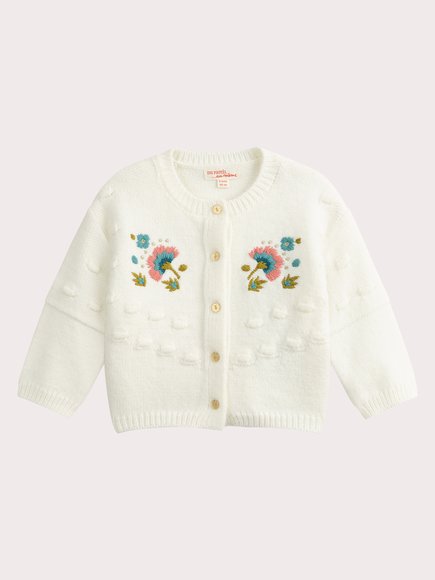 Βρεφική Ζακέτα για Κορίτσια Knit Flowers