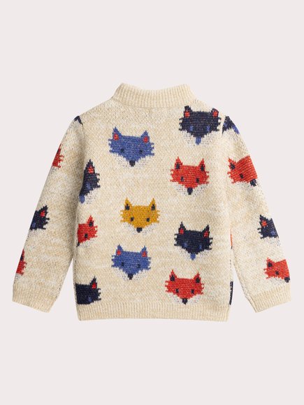 Παιδικό Πουλόβερ για Αγόρια Multi Foxes