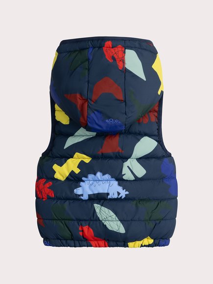 Βρεφικό Αμάνικο Μπουφάν για Αγόρια Navy Abstract - 2 σε 1 - ΜΠΛΕ φωτογραφία