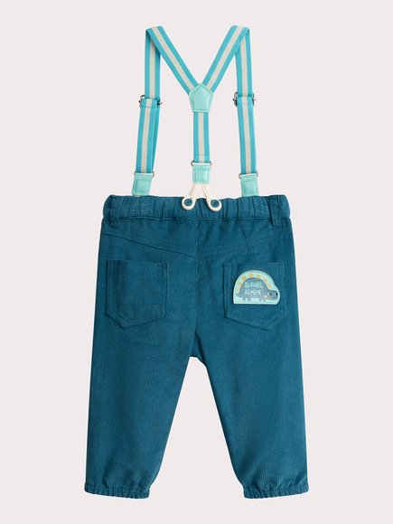 Βρεφικό Παντελόνι για Αγόρια Dark Turquoise