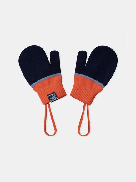 Παιδικά Γάντια για Αγόρια Navy/Orange - ΜΠΛΕ φωτογραφία