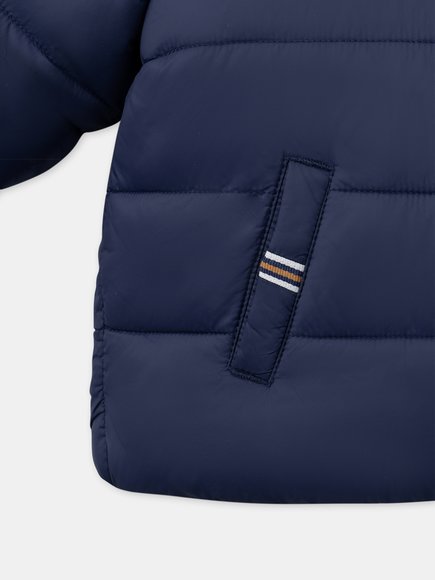 Βρεφικό Μπουφάν για Αγόρια Navy/Beige - 2 σε 1