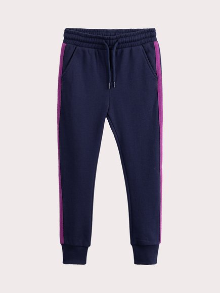 Παιδική Παντελόνι Φόρμας για Κορίτσια Navy/Purple