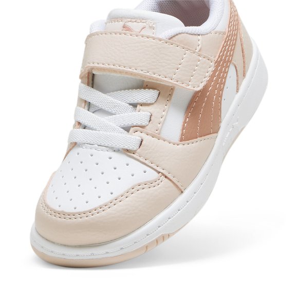 Βρεφικά Παπούτσια Puma Rebound V6 για Κορίτσια Peach (Μεγέθη 20-27)