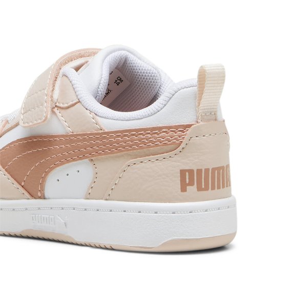 Βρεφικά Παπούτσια Puma Rebound V6 για Κορίτσια Peach (Μεγέθη 20-27)