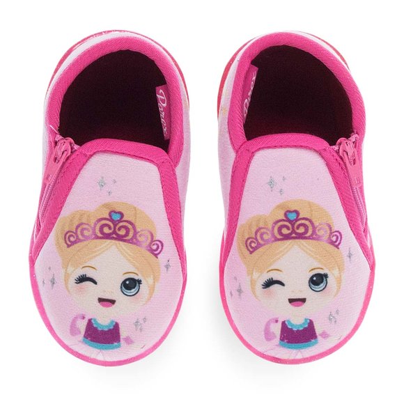 Βρεφικές Παντόφλες Parex για Κορίτσια Pink Princess (Μεγέθη 21-28)