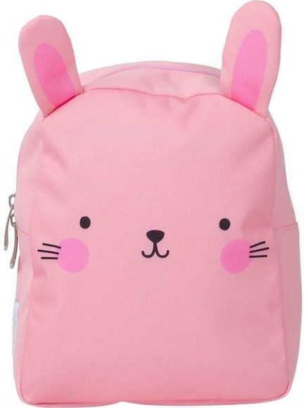 LLC A Little Lovey Company Παιδική Τσάντα Πλάτης Pink Bunny - ΡΟΖ